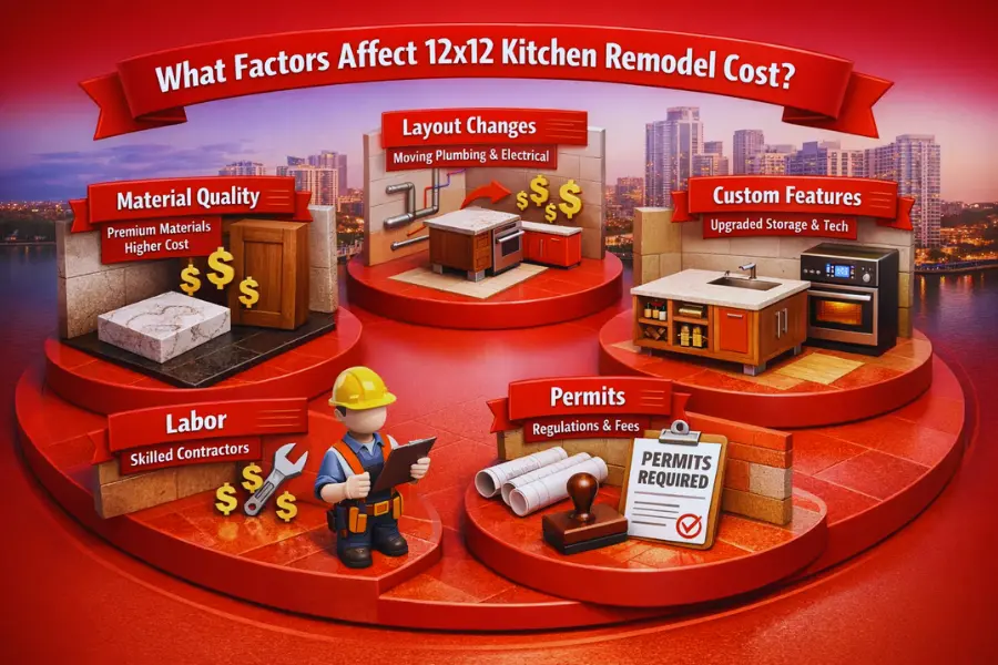 What Factors Affect 12x12 Kitchen Remodel Cost